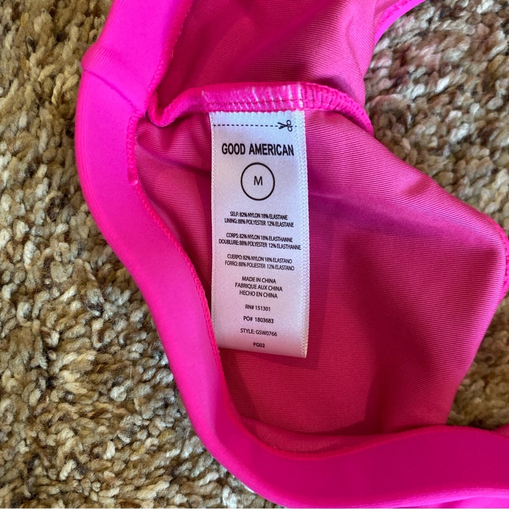 Good American Neon Pink Bikini Small Medium - Picture 9 of 11